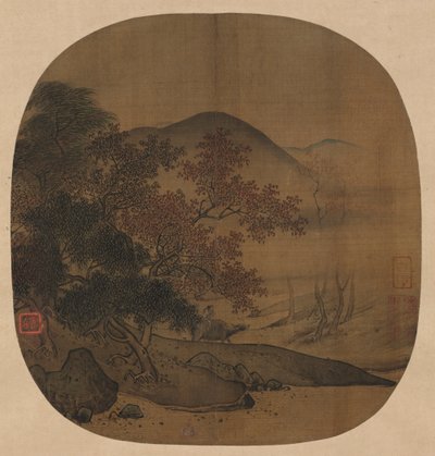 秋景色のバッファローと少年 作： Yan Ciping