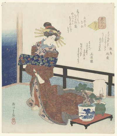 6位 都の花 その六 - 都の花 花の比較（連載タイトル） 花合わせ 作： Yanagawa Shigenobu (I)