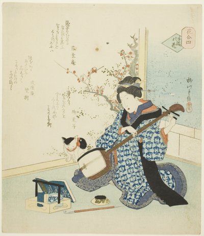 第4回「花合わせ」シリーズより「手家の花」 作： Yanagawa Shigenobu II