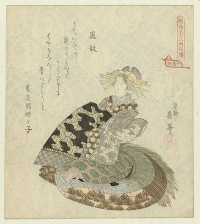 不滅のロコ ロコ（オブジェクトのタイトル） 娼婦による賢人伝のパロディ : 7 枚の版画シリーズ (シリーズ タイトル) 京成見立て烈船伝～七番の内～ 作： Yashima Gakutei