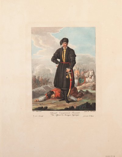 ザポリージャのコサック将校、1812年 作： Yegor Karneyev