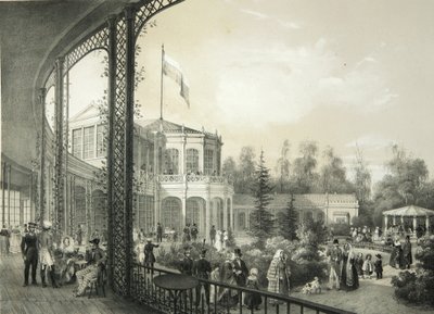 パブロフスクの鉄道駅、1840年〜1850年 作： Yegor Yegorovich Meier