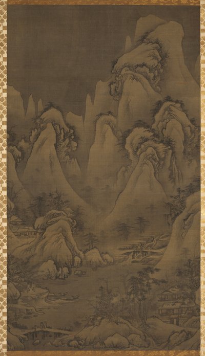 冬の風景、1500年代。 作： Yeoseol