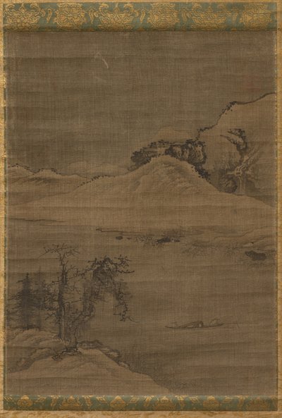 漁師のいる風景、1600年代。 作： Yi Bul hae
