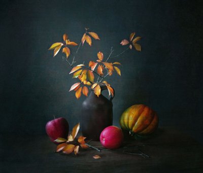秋の静物画 作： Yinan F.