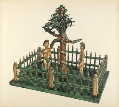 アダムとイヴ、1939年頃 作： Yolande Delasser