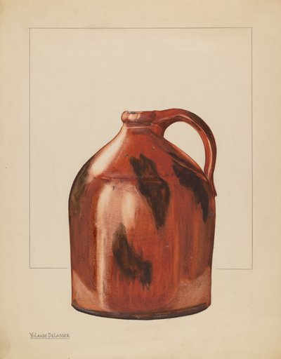 水差し、1936年頃 作： Yolande Delasser