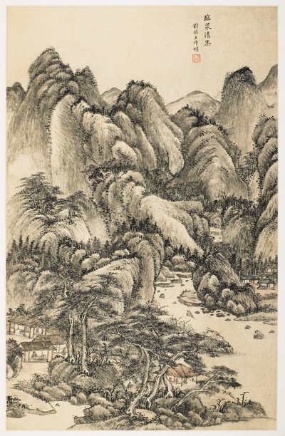 12枚の葉のアルバムより、春の純粋な集まり 作： Yongxi Jin