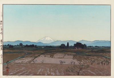 武蔵野からの富士山 作： Yoshida Hiroshi