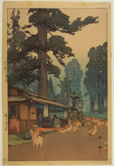 春日神社への道 作： Yoshida Hiroshi