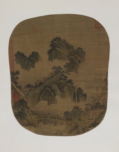山の風景 作： Yuan Dynasty Chinese School