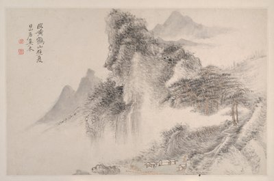 歌と元のマスターのマナーの風景、1667年。 作： Shouping Yun