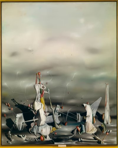 ガラスの岩の宮殿 作： Yves Tanguy