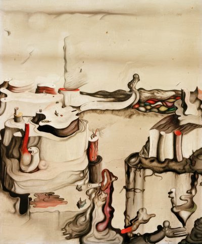 プロテウスの戸棚 作： Yves Tanguy