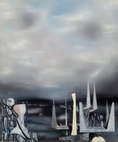 星を貫く 作： Yves Tanguy