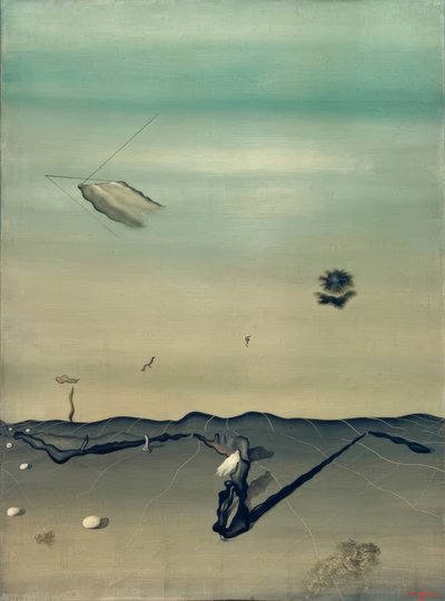 無題（飛行機） 作： Yves Tanguy