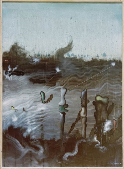 秘められた深み 作： Yves Tanguy