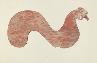 木製の風見鶏、1939年頃 作： Zabelle Missirian