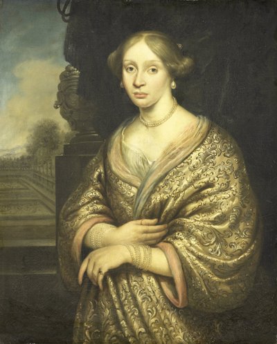ペトロネラ・ファン・デル・ブルヒトの肖像 (1657-1682) 作： Zacharias Blijhooft