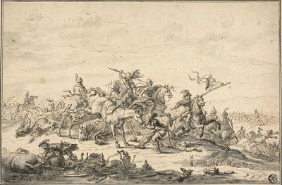 騎手との戦闘シーン 作： Zacharias Blyhooft