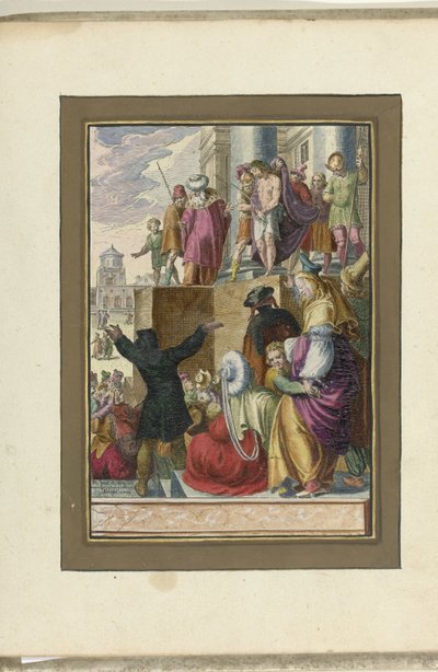 人々に示されたキリスト (Ecce Homo) キリストの受難（シリーズタイトル） 作： Zacharias Dolendo