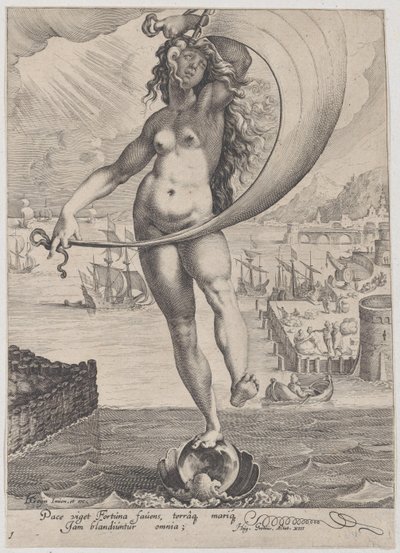 フォーチュン（美徳と悪徳より）、1596-97年、1596-97年 作： Zacharias Dolendo