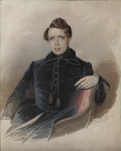 Andrey Nikolayevich Muravyov 1806-1874、1841の肖像 作： Zakharov