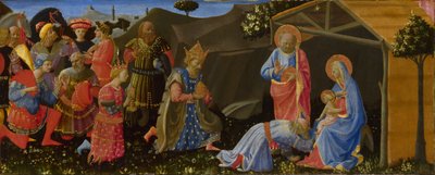 マギの崇拝、c。 1433年～1434年 作： Zanobi Strozzi