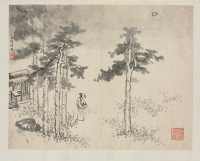さまざまなスタイルの風景アルバム: 月を待つシビアオ 作： Zha Shibiao