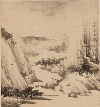 川の風景（1667年 作： Zha Shibiao