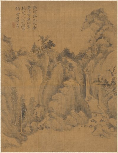 風景、1775年。 作： Zhai Dakun