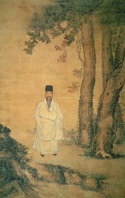 Huan Yuの肖像、1626年 作： Zhang Hong