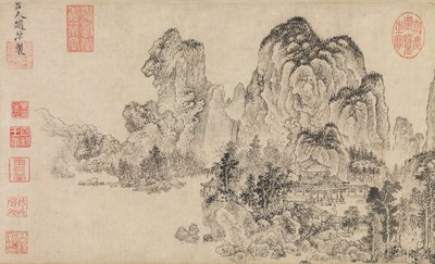 風景 14世紀後半 作： Zhao Yuan