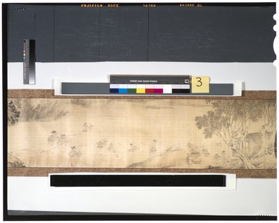 川沿いの漁師の生活 作： Zhou Shanguan