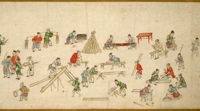 平和な時代の街角 太平風會圖 作： Zhu Yu