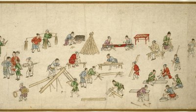 平和の時代のストリートシーン 作： Zhu Yu