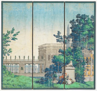 フランス庭園 作： Zuber and Cie, Rixheim, Alsace