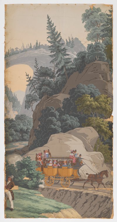 風光明媚なアメリカ 作： Zuber and Cie, Rixheim, Alsace