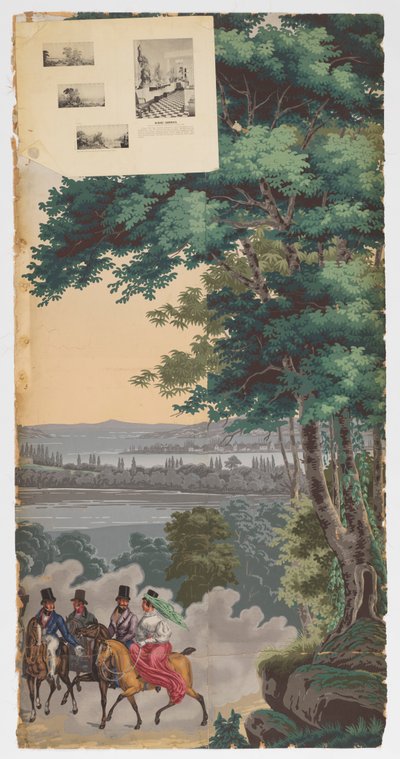 風光明媚なアメリカ 作： Zuber and Cie, Rixheim, Alsace