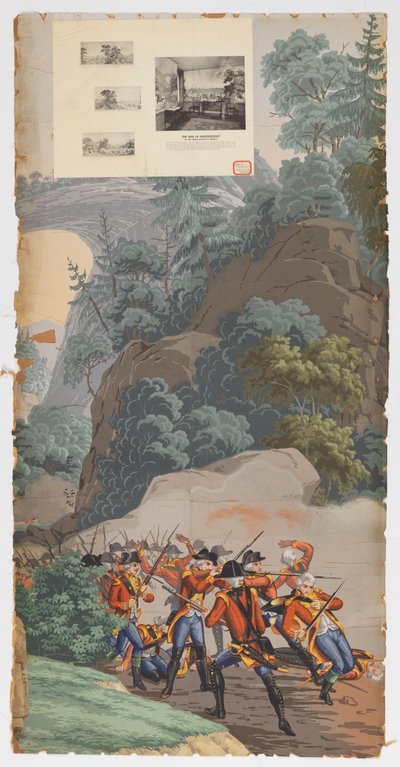 アメリカ独立戦争の見解 作： Zuber and Cie, Rixheim, Alsace