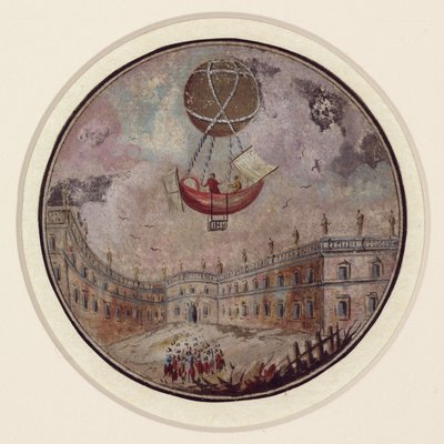 初期の気球災害（1785年頃 作： Frederick (attr. to) Barnard