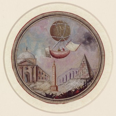 初期の気球災害（1785年頃 作： Frederick (attr. to) Barnard