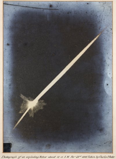 爆発した流星（1895年11月23日 作： John Pardon