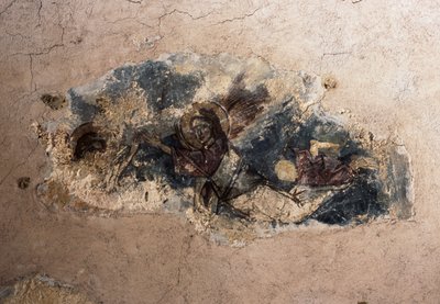 天使（アギオス・ゲオルギオス・アポドゥルー教会のフレスコ画より）（ギリシャ、クレタ島、アポドゥルー）（写真 作： Georg Carl Heinrich Dollmann