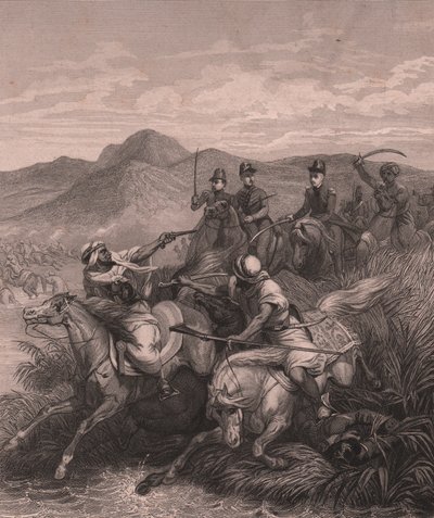 アフロウンの戦い、4月27日 作： William Walcutt