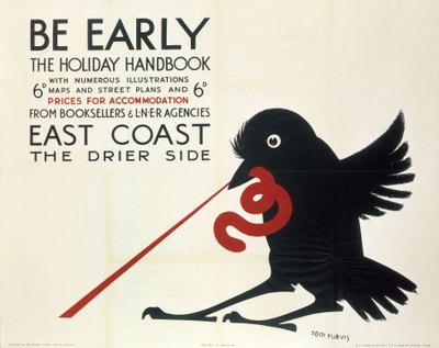 Be Early」、LNERのポスター 作： Ferdinand Georg Waldmuller