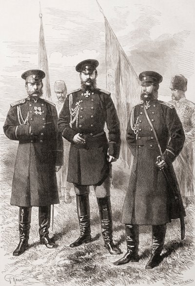 露土戦争中のコーカサス陸軍参謀総長 (1877-1878) 作： . .