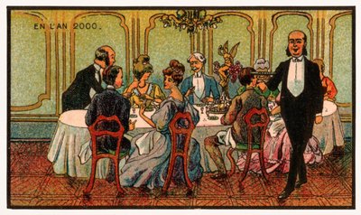 ケミカルディナー、1910年頃 作： . .
