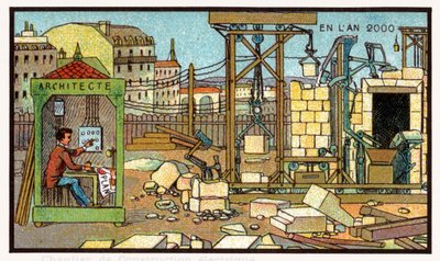 建設現場、1910 年頃 作： . .