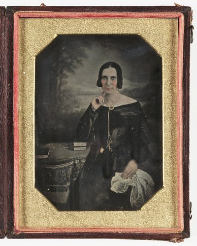 女性のダゲレオタイプ、1845年頃 作： Frederick (attr. to) Barnard